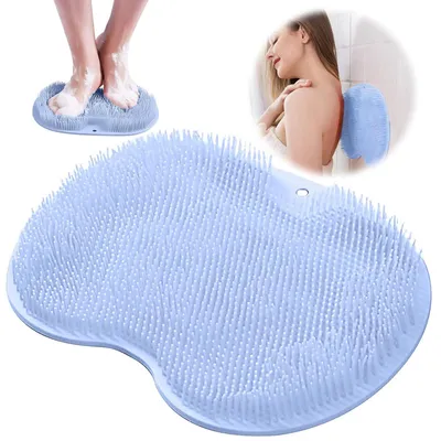 Produktbild von Duschmatte Silikon Massagepad mit Anti-Rutsch Saugnäpfen, 1 Stück, für die Dusche