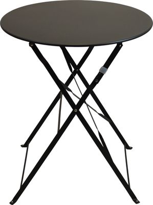 Bistrotisch Ø60xH70 cm klappbar - Metall Dunkelgrau
