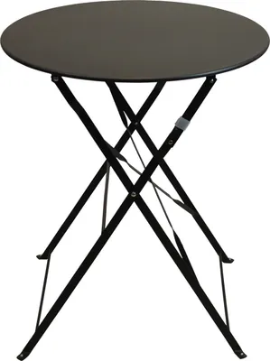 Produktbild von Bistrotisch Ø60xH70 cm klappbar - Metall Dunkelgrau