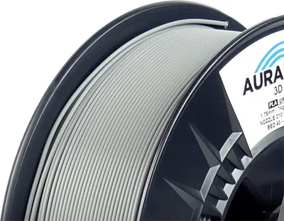 Produktbild von AURAPOL PLA 3D Filament Grau 1 kg 1,75 mm