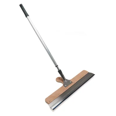 Produktbild von Großflächenrakel 560mm mit Teleskopstiel PL230 Stehrakel Zahnrakel Standrakel Flächenrakel