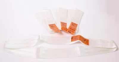 Produktbild von 4 x YALE Rundschlinge 750 Kg 0,82 m Polyester weiß Hebeband Hebegurte Hebebänder