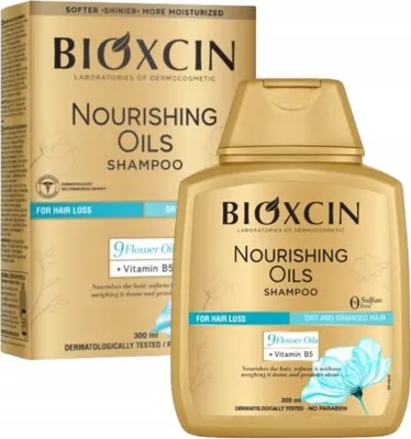 Produktbild von BIOXCIN Shampoo für geschädigtes Haar mit pflegenden Ölen 300 ml