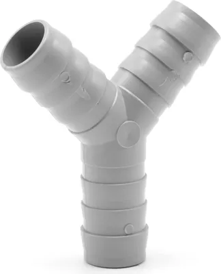 Produktbild von Ablaufschlauchverbinder Y-Stück, 19x19x19mm, ABS-Kunststoff
