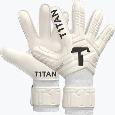 Produktbild von T1TAN Classic 1.0 White-Out Torwarthandschuhe - Weiß | Größe: 7