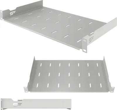 Obrázek produktu pro Serverová Police RACK 19" 1U 270 mm Police pro skříň RACK Standard Pevná Šedá Stalflex