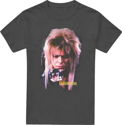 Image de Labyrinthe - T-shirt unie homme/femme, chiné TV27184 (XXL) (Charbon de bois)