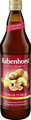 SOK WIELOOWOCOWY (ŻÓŁTY) MULTIWITAMINA 11 PLUS 11 NFC 750 ml - RABENHORST