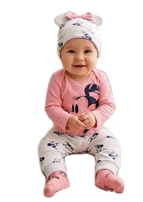 Produktbild von Disney Baby Geschenkset Gr. 74 80 Minnie Mouse Erstausstattung Set Geburt 6-12 Monate