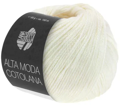 Produktbild von Lana Grossa - Alta Moda Cotolana 0018 weiß