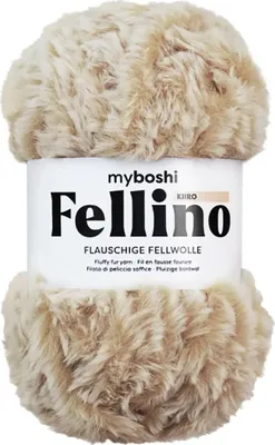 Produktbild von MyBoshi vegane Fellwolle Fellino 100gr Kiiro 872