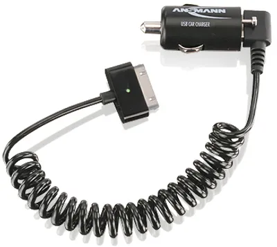 Produktbild von Ansmann 1000-0002, Auto, Universal, Zigarettenanzünder, Schwarz, 1 m, 5 V