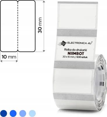 Produktbild von Selbstklebende Etiketten Thermosticker Niimbot B1 B4 B21 B21_Pro B3S B31 30x10