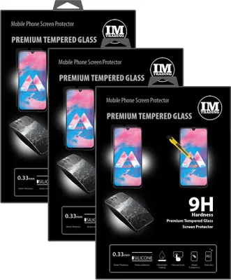 Zdjęcie produktu dla cofi1453® 3 sztuki szkła ochronnego 9H kompatybilnego z ochraniaczem ekranu SAMSUNG GALAXY M30 (M305FD) dopasowanym do indywidualnych potrzeb