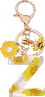 Immagine prodotto di Portachiavi Alfabeto Z/Giallo - Accessori Unici KP37859