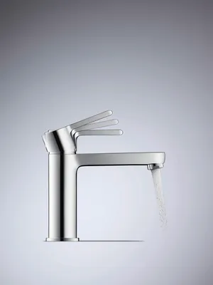 Produktbild von DURAVIT B21013002010 B.2 Einhebel-Waschtischmischer S