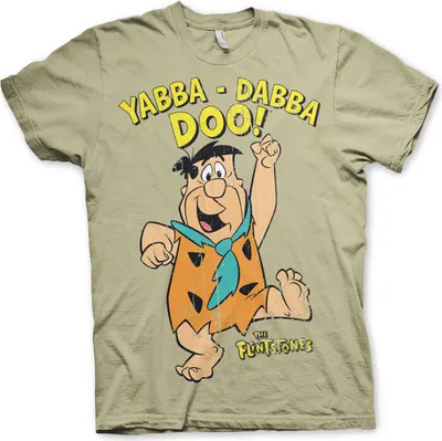 Produktbild von Yabba-Dabba-Doo T-Shirt - Small - Khaki