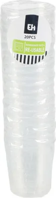 Produktbild von Kunststoffgläser für Wodka Shots, farbig, 30 ml, 20 Stück