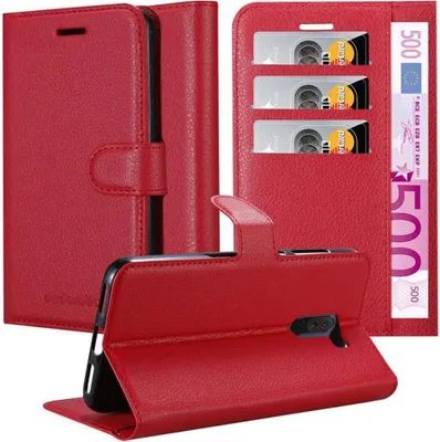 Produktbild von Cadorabo Hülle für Xiaomi Pocophone F1 Schutz Hülle in Rot Handyhülle Etui Case Cover Magnetverschluss