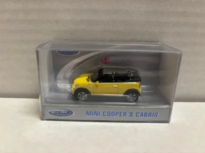 Produktbild von WELLY 1:87 PKW Mini Cooper S Cabrio rot oder gelb