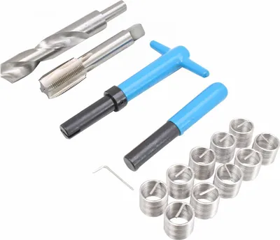 Immagine prodotto di Kit riparazione filettatura M20 x 1.50, helicoil ripristino strumenti di riparazione filo, set inserto filo compatibile ,utensili manuali per riparazione auto, riparazione per filetti