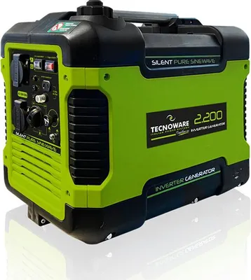 Immagine prodotto di Tecnoware FGEINV2200M gruppo elettrogeno 2000 W 4 L Benzina Nero, Verde