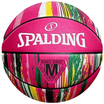 Obrázok produktu pre Spalding - Basketbalová lopta Marmorierte MR121 (7) (ružová)