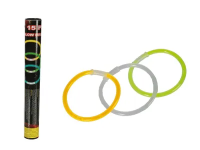 Obrázok produktu pre Goldbuch svietiaci náramok Glow cca 20 cm, obsah sady 15 kusov, trojitý súbor, krabička, dospelý a dieťa, unisex, 200 mm, 15 kusov, krabička