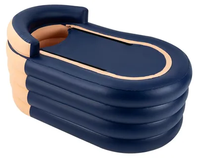 Obrázok produktu pre Nafukovacia vaňa pre dospelých – skladacia vaňa s rozmermi 140x84x74 cm – vrátane pumpičky