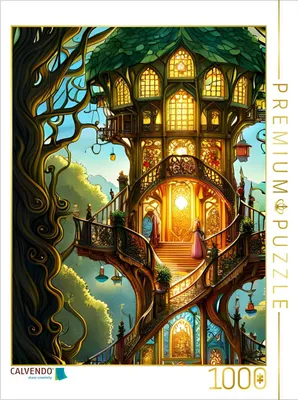 Produktbild von CALVENDO Puzzle Baumhaus | 1000 Teile Lege-Größe 64x48cm Foto-Puzzle für glückliche Stunden