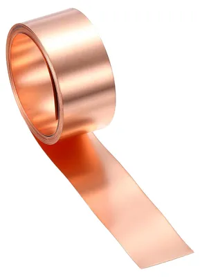 Kupferblech-Rolle, 0,2 mm dick, 2 cm x 2 m, 99,9 % rein