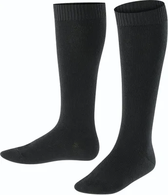 Produktbild von FALKE Comfort Wool Kniestrümpfe aus Wolle Kinder black 35-38