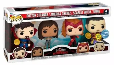 Produktbild von Funko POP! Marvel - Doctor Strange 4-Pack