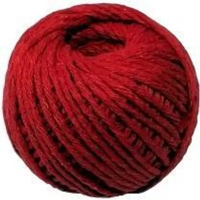 Image de Cordon en coton rouge 1,5mmx50m