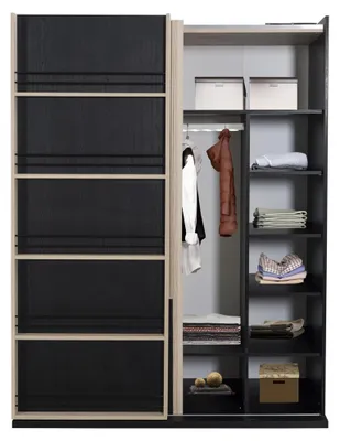 Produktbild von Büro Schrank Regal Glasschrank Schränke Möbel Holz Einrichtung Regale