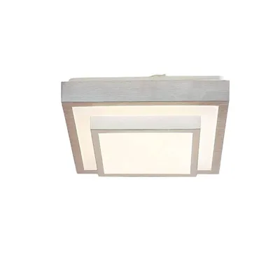Produktbild von Lindby LED-Deckenleuchte Mirco, 32 cm, eckig, Aluminium