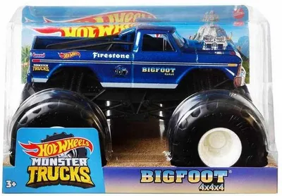 Obrázek produktu pro Hot Wheels Monster Trucks JMT10, Monster Truck, 3 rok/roky, Kov, Plast, Vícebarevný