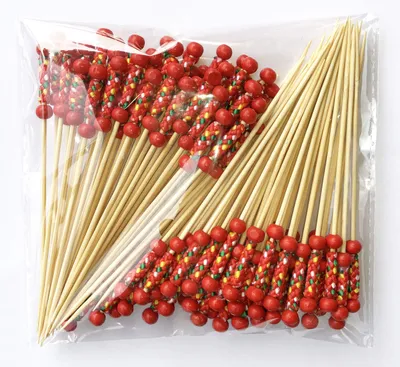 Produktbild von Cocktailstäbchen Holz, 100 Stück, für Fingerfood