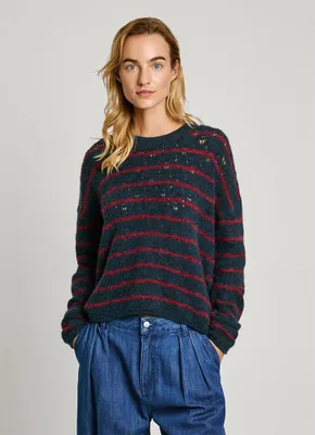 Produktbild von Pepe Jeans Heven Pullover Blau S Frau Blau S