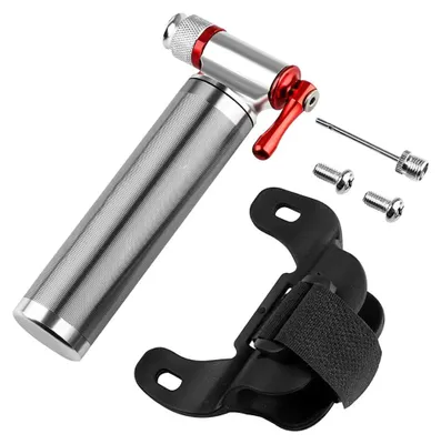 Imagen del producto de Bomba de bicicleta pequeña, portátil, inflador de CO2 mini, para bicicletas de carretera, de montaña y BMX