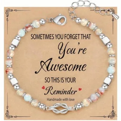 Produktbild von THALASIENE Partner Armbänder,Pärchen Armband Set- Freundschaftsarmbänder,Knoten Armband Damen Gold,Partnerarmband für sie und ihn,Partner Geschenke,Pe