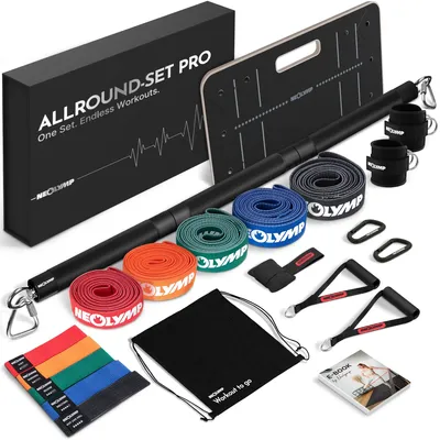 Produktbild von Fitnessbänder Allroundset – Widerstandsbänder inkl. Komplett-Zubehör