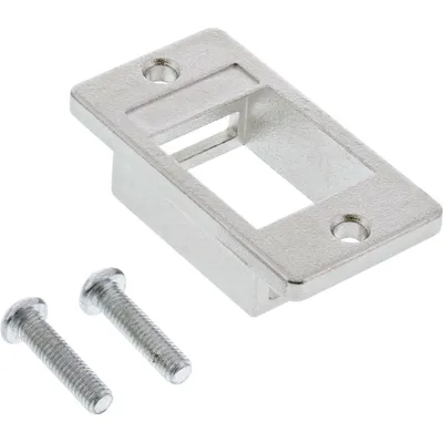 Produktbild von InLine Keystone SNAP-In Modulhalter, 1-fach, Metall, für flache Oberflächen, Silber, 20 mm, 35 mm, 10 mm, 12 g, 70 mm