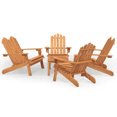 Obrázek produktu pro 5dílná sada zahradního nábytku Adirondack masivní akácie