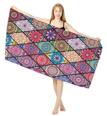 Produktbild von Unyqoos® Mikrofaser-Strandtuch 160 x 79 cm – sandfrei, schnelltrocknend & superabsorbierend, ultraleicht 250 g, kompaktes Reisehandtuch für Strand, Pool, Camping, Yoga