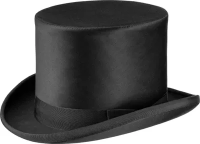 Produktbild von Seidenglanz Zylinder schwarz 15 cm Hutgröße: 58