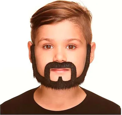 Obrázok produktu pre Mama fúzy a brada pre deti čierna čierna jedna veľkosť