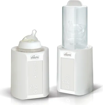 Produktbild von Chicco Babykostwrmer und Flaschenwrmer 2in1, Timer und Auftaufunktion, Sterilisationsfunktion, auch fr Flschchen und Glschen, Multifunktion, wei Flschchenwrmer mit Sterilisiergert