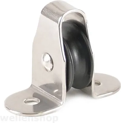 Produktbild von Stehblock 14 mm für Seil Ø 6 mm aus Nylon und rostfreiem Edelstahl