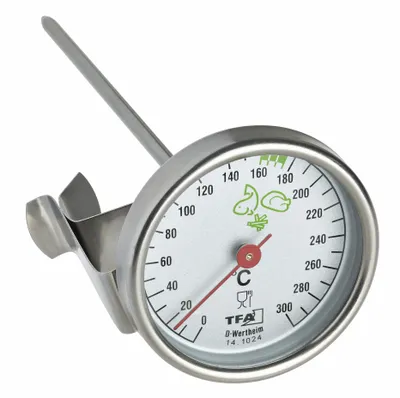 Produktbild von Fett-Thermometer aus Edelstahl, analog, 14.1024, TFA Dostmann
